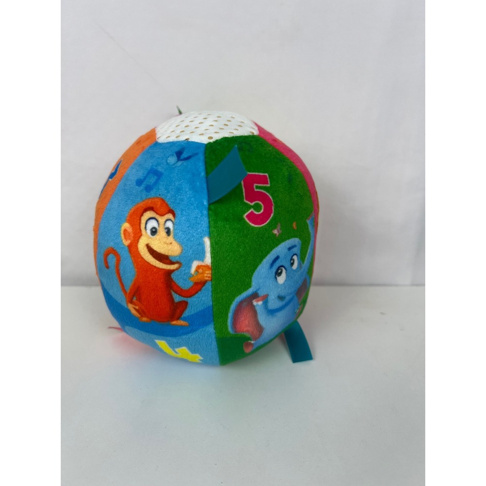 Ribbit 30+ Sounds & Songs Plush Activity Ball Multicolor Sensory Toy for Kids - Picture 2 of 8